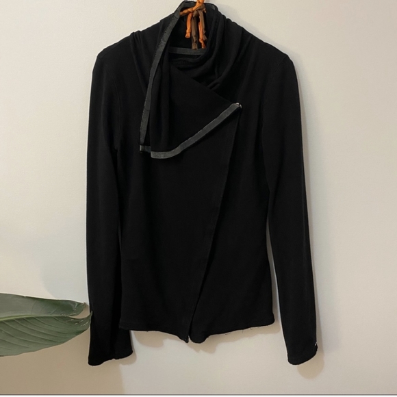 Alo Yoga Black Light Wrap Cardigan Small - Picture 4 of 7